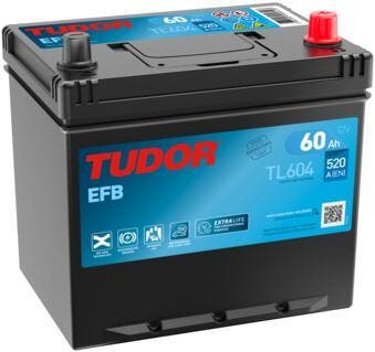Tudor EFB accu | TL604 | 12V 60Ah, Ophalen of Verzenden, Nieuw