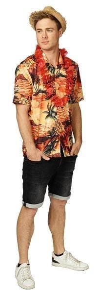 Tropische Hawaii shirt orange, Ophalen of Verzenden, Nieuw
