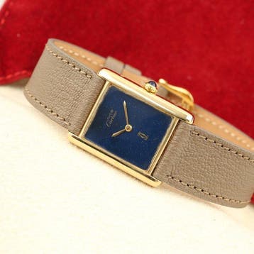 Cartier - Tank Must de Cartier Lapis Dial - 6000 - Heren -, Nieuw