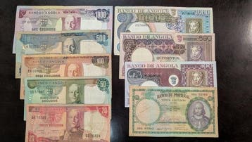 Angola, Portugal. - 9 banknotes - various dates - Pick 99,