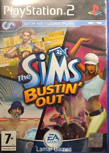 The Sims Bustin Out (ps2 used game), Ophalen of Verzenden, Zo goed als nieuw