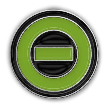 Type O Negative - Negative Symbol pin officiële merchandise, Ophalen of Verzenden, Nieuw, Kleding