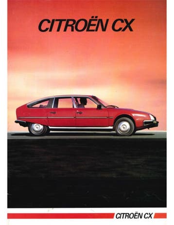 1985 CITROËN CX BROCHURE NEDERLANDS, Nieuw, Author