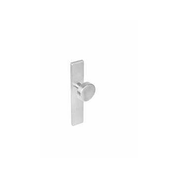 Intersteel Knop op rechthoekig blind langschild - RVS, Verzenden, Nieuw