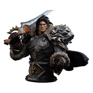 World of Warcraft Bust 1/3 Varian Wrynn 46 cm, Ophalen of Verzenden, Nieuw