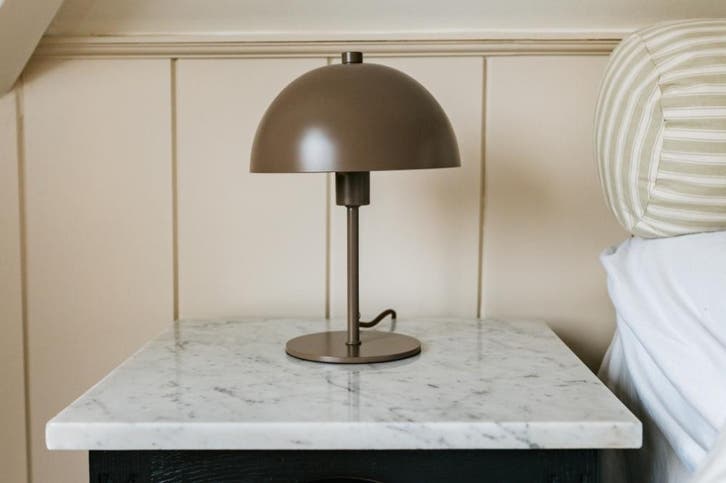 Rietveld Tafellampen - Bruin - Metaal, Huis en Inrichting, Lampen | Tafellampen, Verzenden