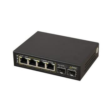 Pulsar SPG64WP 4xPoE+ 2x SFP Gigabit uplink switch, Computers en Software, Netwerk switches, Ophalen of Verzenden, Nieuw