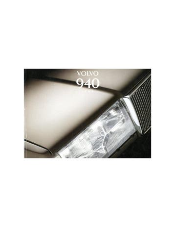 1995 VOLVO 940 INSTRUCTIEBOEKJE NEDERLANDS, Auto diversen