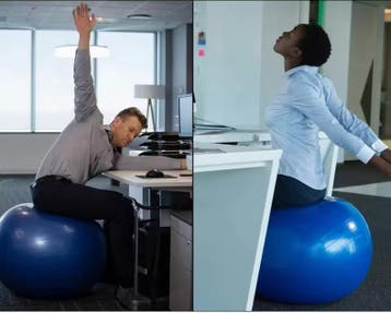 Grote Yoga Bal voor Pilates, Balans en Core Training, Sport en Fitness, Fitnessmaterialen, Verzenden, Nieuw