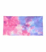 Haarband Stof 11cm - Tie Dye Patroon - Paars Roze, Nieuw