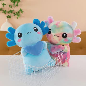 Zachte Axolotl Pluche Knuffel - Verkrijgbaar in 4 Kleuren, P