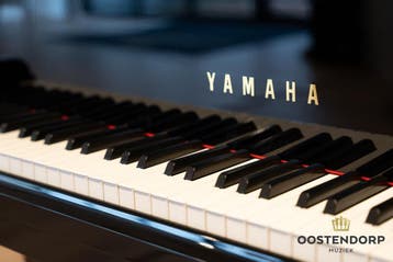 Yamaha C3 PE messing vleugel - 2372680, Muziek en Instrumenten, Piano's, Zo goed als nieuw, Zwart, Vleugel