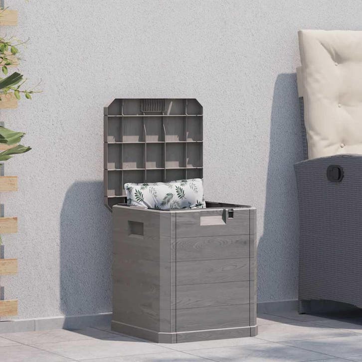 vidaXL Opbergbox voor in de tuin 90 L bruin, Tuin en Terras, Overige Tuin en Terras, Nieuw, Verzenden