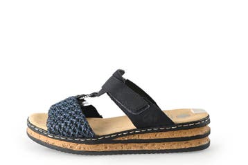 Rieker Sandalen in maat 37 Blauw, Sandalen of Muiltjes, Zo goed als nieuw, Rieker, Verzenden