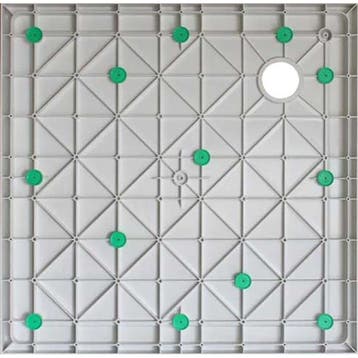 Xellanz Luxe Douchebak - SMC - Vierkant - 90x90x4cm - Wit, Ophalen of Verzenden, Nieuw