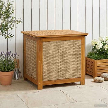 vidaXL Tuinopslagdoos 185 L Massief Acaciahout 60 x 50 x 56, Verzenden, Nieuw