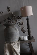 Baluster lampvoet Umber wood 45 cm, Ophalen of Verzenden, Nieuw