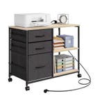 Mobiele Kantoorkast met USB en Stopcontact – 80x40x66 cm, Zakelijke goederen, Kantoor en Winkelinrichting | Kantoormeubilair en Inrichting