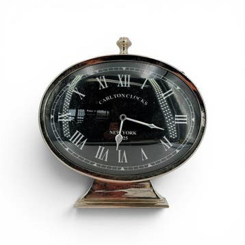 Klok - Vintage Staal - 1980-1990 - Carlton Clocks