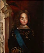 Spaanse school (XVII) - Retrato de Felipe V, rey de España