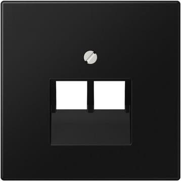 JUNG LS990 Afdekplaat 2xRJ45/RJ11 grafietzwart mat, Ophalen of Verzenden, Nieuw