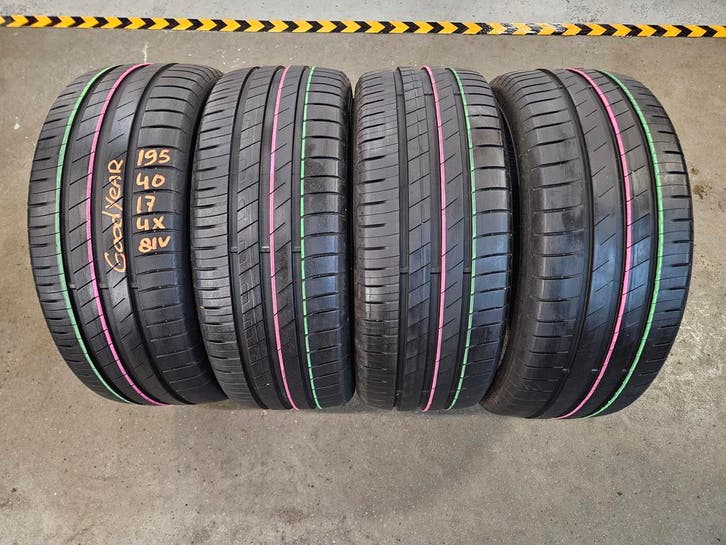 195/40/17 81V GOODYEAR ZOMERBANDEN 7,1MM PROFIEL DEMO 4X, Auto-onderdelen, Banden en Velgen, 17 inch, Erkend duurzaam, Zomerbanden