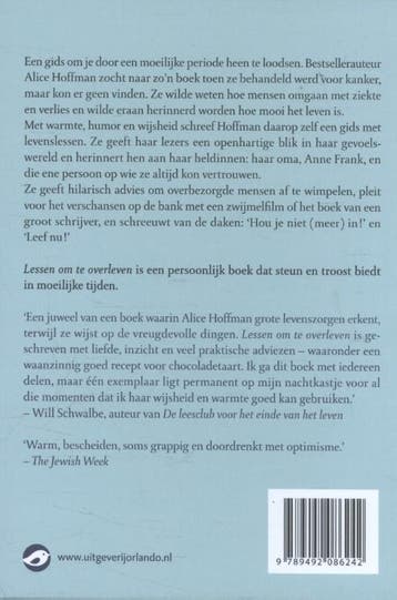 Lessen om te overleven 9789492086242 Alice Hoffman, Verzenden, Zo goed als nieuw, Alice Hoffman