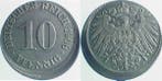 Duitsland Fehlpraegung 10 Pfennig 1908a D10 dezentriert 1..., Verzenden