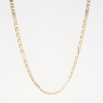Halsketting - 14 karaat Geel goud, Sieraden, Tassen en Uiterlijk, Kettingen, Nieuw