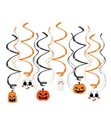 Swirl Decoraties Halloween Halloween (12st), Hobby en Vrije tijd, Feestartikelen, Ophalen of Verzenden, Nieuw