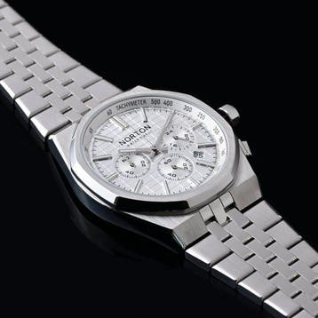 Norton - Venezia - Chronograph 100M - Quadrante Guilloché, Nieuw