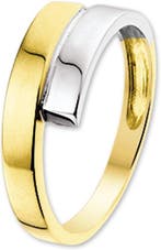 The Jewelry Collection - Sparkle14 Ring - Goud - Maat 18.00, Verzenden, Nieuw