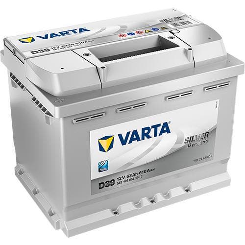 Varta Silver Dynamic D39 accu | 563 401 061 | 12V 63Ah, Auto-onderdelen, Accu's en Toebehoren, Ophalen of Verzenden