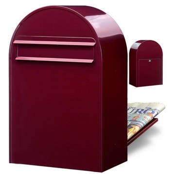Brievenbus Bobi Classic B (back) - bordeauxrood, Verzenden, Nieuw