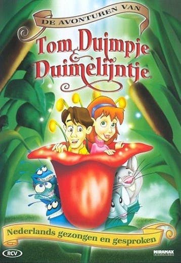 Tom Duimpje en Duimelijntje (dvd tweedehands film), Cd's en Dvd's, Ophalen of Verzenden, Zo goed als nieuw