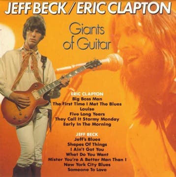 cd - Jeff Beck - Eric Clapton â Giants Of Guitar, Verzenden, Zo goed als nieuw