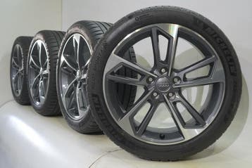Audi A4 S4 B9 8W 18 inch velgen Michelin Zomerbanden Origine, Auto-onderdelen, Banden en Velgen, 18 inch, Gebruikt, Velg(en), Ophalen of Verzenden
