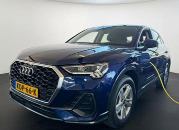 Zakelijke Lease |  Audi Q3 Sportback 45 TFSI e 245PK BUSINES, Automaat, Gebruikt, Euro 6, Blauw