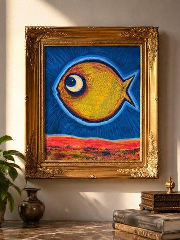 Denis Kuvayev (1971) - Goldfish on golden bottom - NO