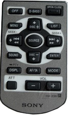 Afstandsbediening Sony RM-X96 xr-m500r, Ophalen of Verzenden, Nieuw, Origineel
