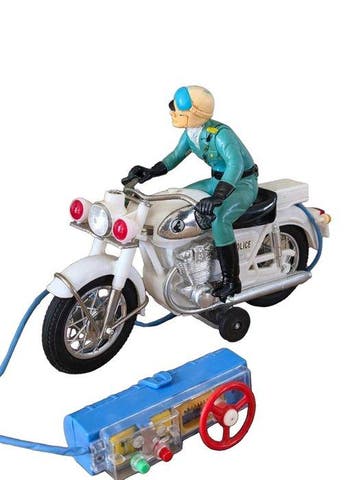 Bandai - Speelgoed Zeldzame Bandai - Police Honda Motor -