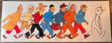 Tintin - 1 Grote PLV De Avonturen van Kuifje - Casterman -, Boeken, Nieuw