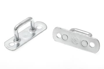 Zeilogen - 11mm - onderplaat smal - Gegalvaniseerd, Ophalen of Verzenden, Nieuw