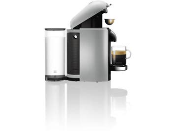 Krups -  Nespresso Vertuo Plus Capsulemachine Zilver, Verzenden, Nieuw, 1 kopje, Koffiepads en cups