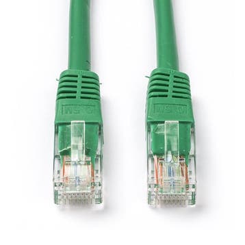 Netwerkkabel | Cat5e U/UTP | 20 meter (100% koper, Groen), Verzenden, Nieuw