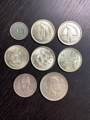 Egypte. 1939/1980, Lot 9 stuks (Zonder minimumprijs)