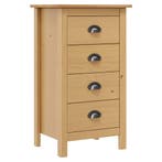 vidaXL Dressoir Hill 46x35x80 cm massief grenenhout, Minder dan 50 cm, Verzenden, Nieuw, Grenenhout