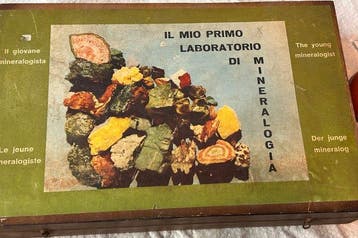 Il Mio Primo Laboratorio di Mineralogia Anni 60 - Set