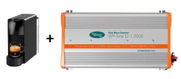 WhisperPower Sine 12V 2000W sinus omvormer pakket met, Ophalen of Verzenden, Nieuw