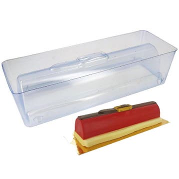 Patis Decor Stamvorm Riem Kerstman PET 28,4x10,4x7cm, Verzenden, Nieuw